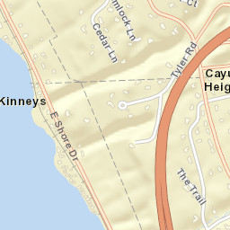 McKinneys New York Street Map
