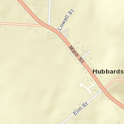 Hubbardston Street Map