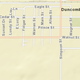 700-798 Allen St Duncombe IA Street Map