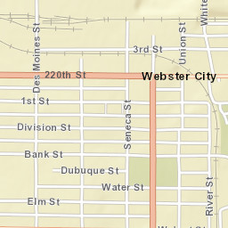 707 2nd Street, Webster City, IA 50595 Street Map