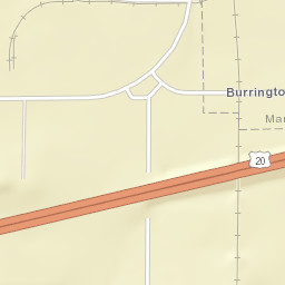 U.S. 20, Manchester, IA 52057, America Street Map