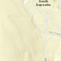 South Dansville New York Street Map