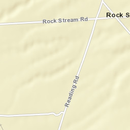 Rock Stream New York Street Map
