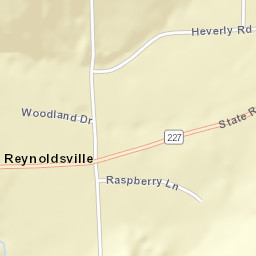 Reynoldsville New York Street Map