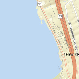 Renwick New York Street Map