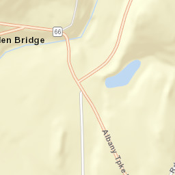 Malden Bridge New York Street Map