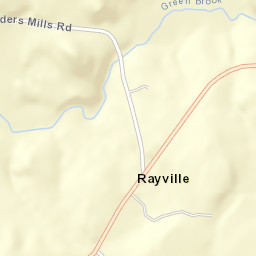 Rayville New York Street Map