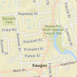 Saugus Street Map