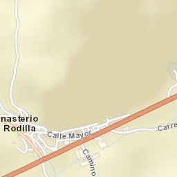 Monasterio de Rodilla Street Map