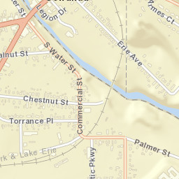 Gowanda New York Street Map