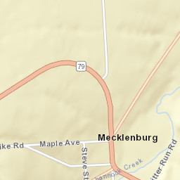 Mecklenburg New York Street Map