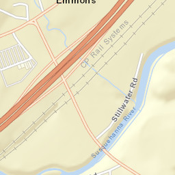 Emmons New York Street Map
