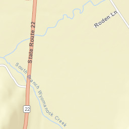 New Lebanon New York Street Map