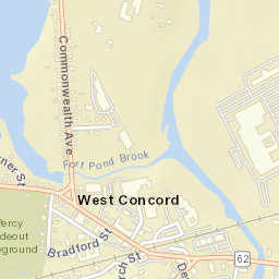 West Concord Street Map
