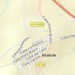 Grañón Street Map