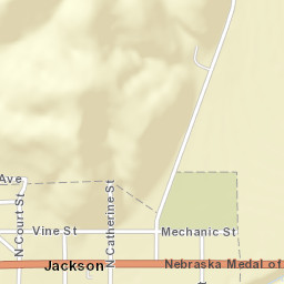 100-198 North John Street, Jackson, NE Street Map
