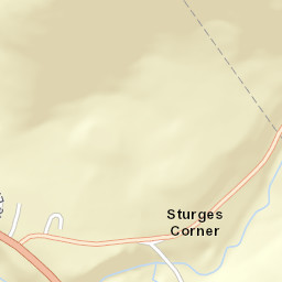 Sturges Corner New York Street Map