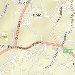 Poio Street Map