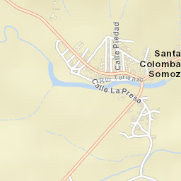 Santa Colomba de Somoza Street Map