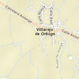 Villarejo de Órbigo Street Map