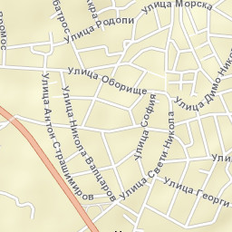 Chernomorets Street Map