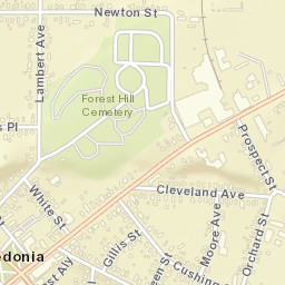 Fredonia New York Street Map