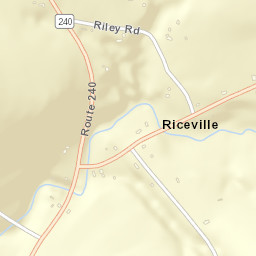 Riceville New York Street Map