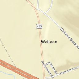 Wallace New York Street Map