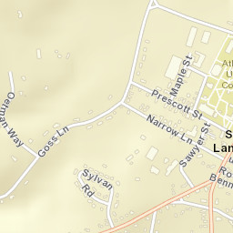 South Lancaster Street Map