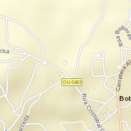 Boborás Street Map