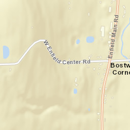 Enfield New York Street Map