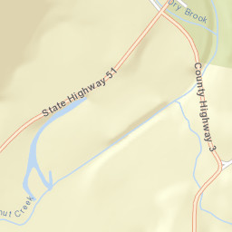 Copes Corner New York Street Map