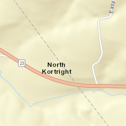 North Kortright New York Street Map