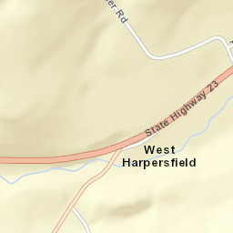 West Harpersfield New York Street Map