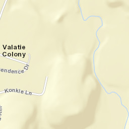 Valatie Colony New York Street Map