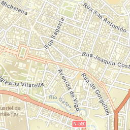 Pontevedra Street Map