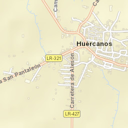 Huércanos Street Map