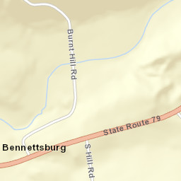 Bennettsburg New York Street Map