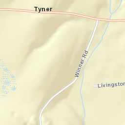 Tyner New York Street Map