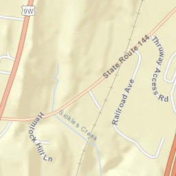 Hannacroix New York Street Map