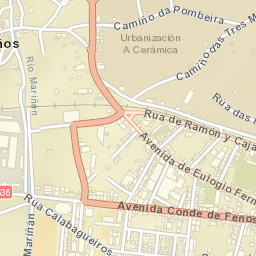 O Barco de Valdeorras Street Map