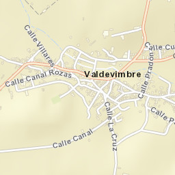 Valdevimbre Street Map