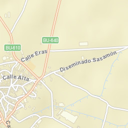 Sasamón Street Map