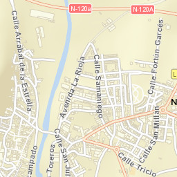 Nájera Street Map