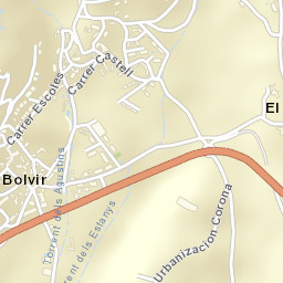 Bolvir Street Map