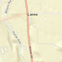 Laona New York Street Map
