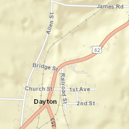 Dayton New York Street Map