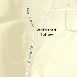 Whiteford Hollow New York Street Map