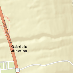 Gabriels Junction New York Street Map
