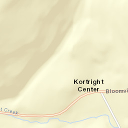 Kortright Center New York Street Map